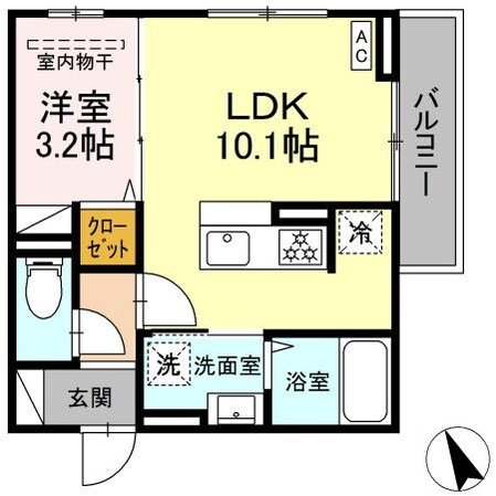 泉中央駅 徒歩7分 3階の物件間取画像